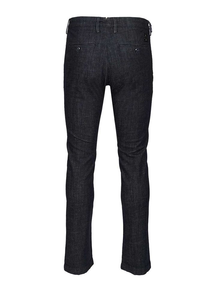 Jacob Cohen Slim Bobby Chino Pants Trousers - Blue | 4edd5e9c95487eebf5536a852d43ed2d79323720