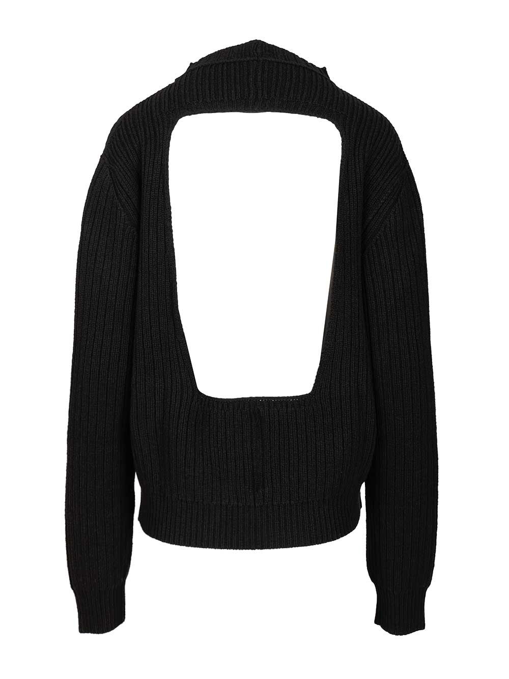 Rick Owens Wool Sweater Knitwear - Black | 9790058c7c78a30d12989dac1e26a059eeb1a297