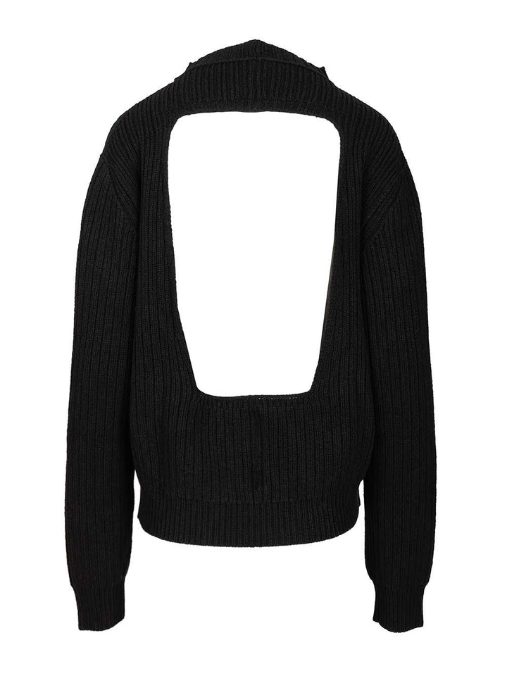 Rick Owens Wool Sweater Knitwear - Black | 9790058c7c78a30d12989dac1e26a059eeb1a297