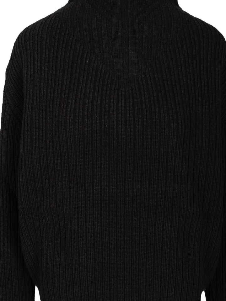 Rick Owens Wool Sweater Knitwear - Black | d501fb7839d238620cd4b080d6fa832ee3f23b01