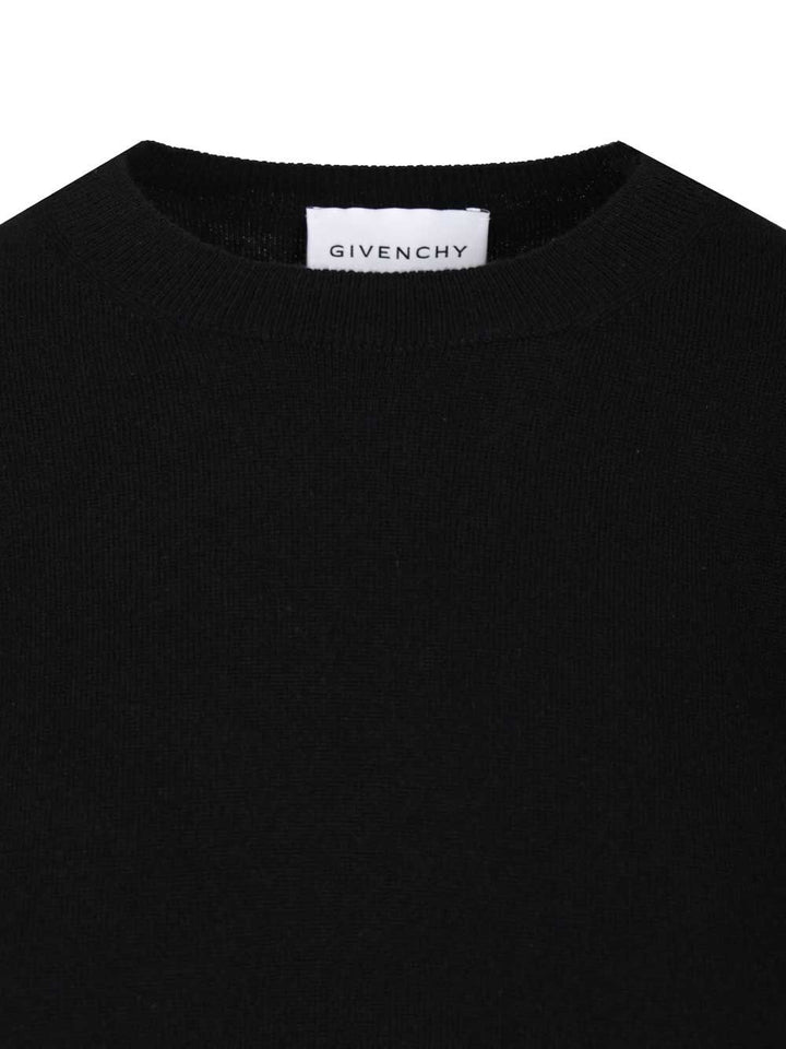 Givenchy Cashmere Crew Neck Knitwear - Black | f0f516fc5a83b393897776fb8174bbb14e036a9d