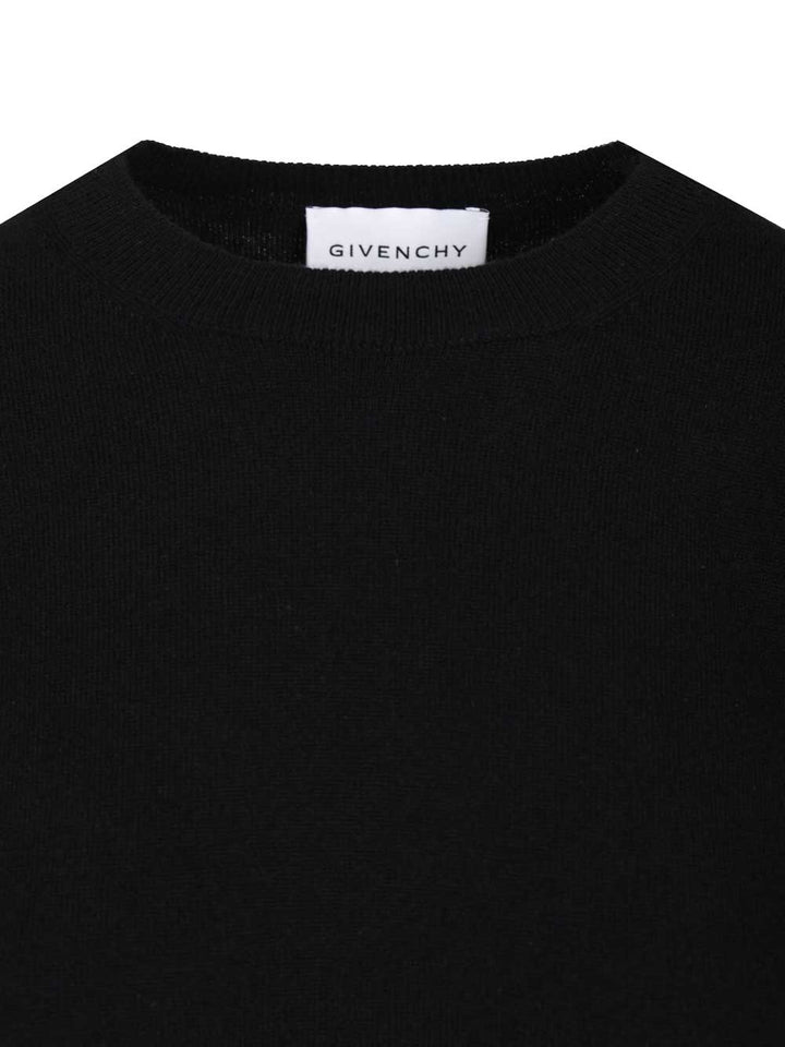 Givenchy Cashmere Crew Neck Knitwear - Black | 7ddde6f866781dd72f3c55d0d0a6d0d0fead1a2d