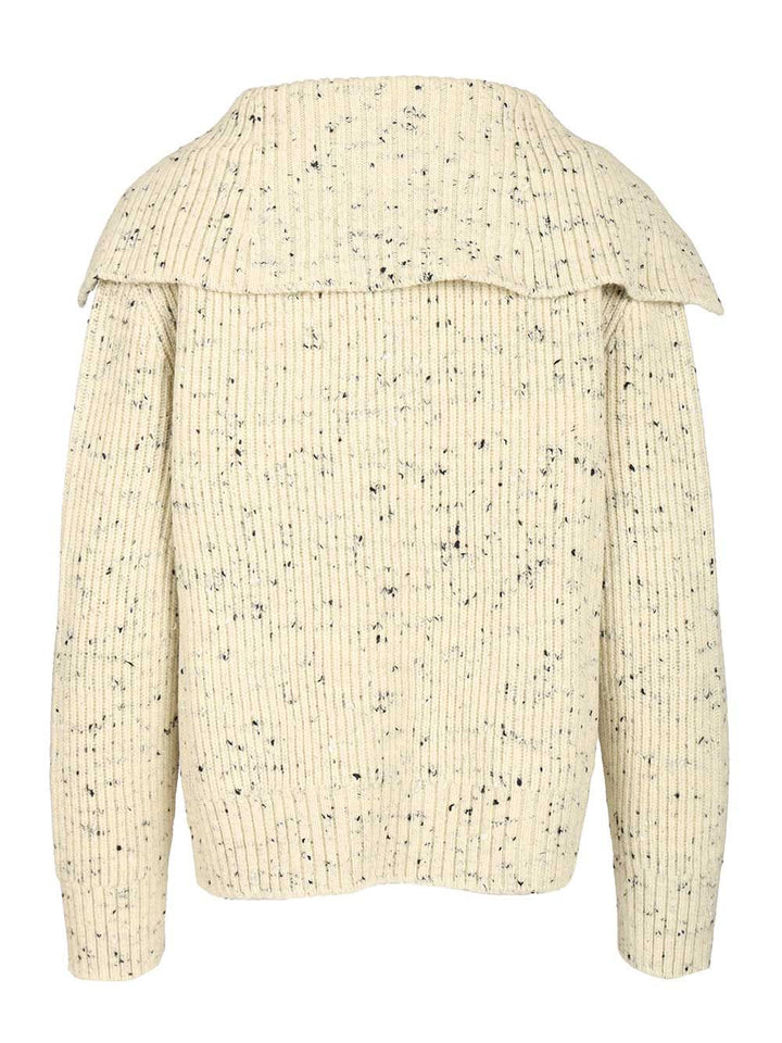 Bottega Veneta Ribbed Wool Cardigan Knitwear - Beige | c562ef5aae37e80a307eb4c8ab51c391285c76cf