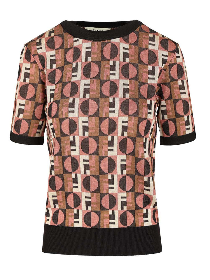 Fendi Viscose Sweater Knitwear - Multicolor | e67e4899da28ad10ed5533f5ce96e46a99123054