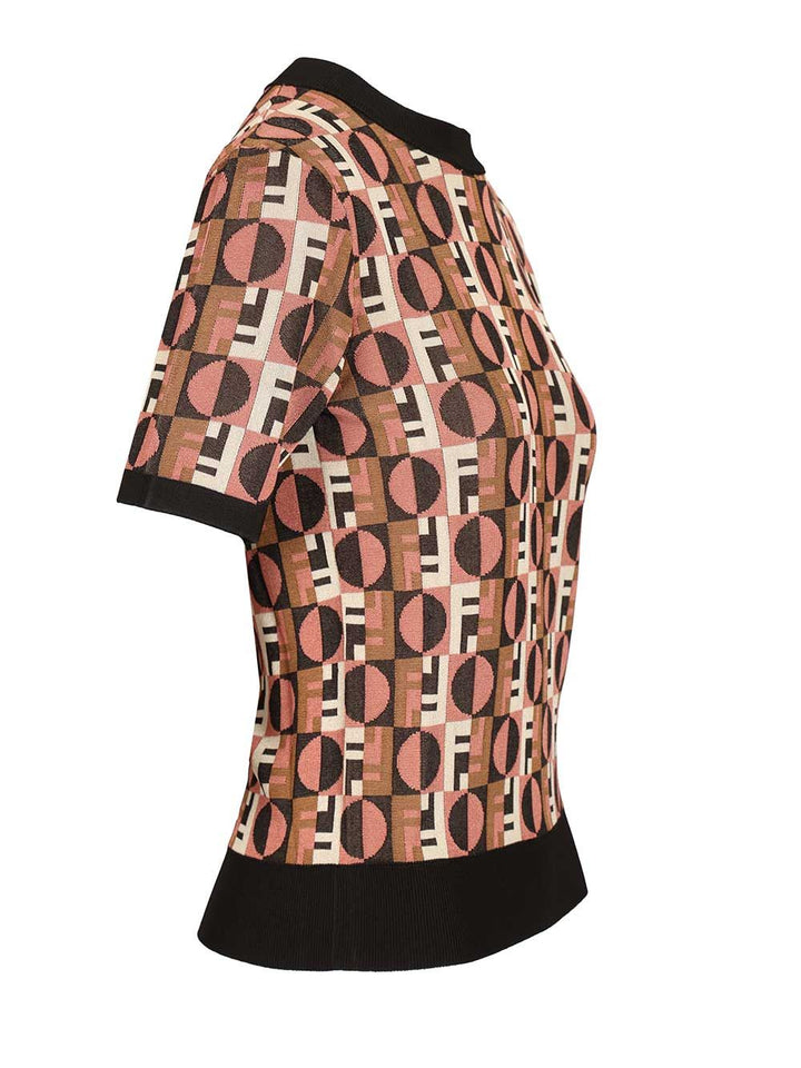 Fendi Viscose Sweater Knitwear - Multicolor | 4df0802a33d308c7173fe7cd5ff940160b06df3d