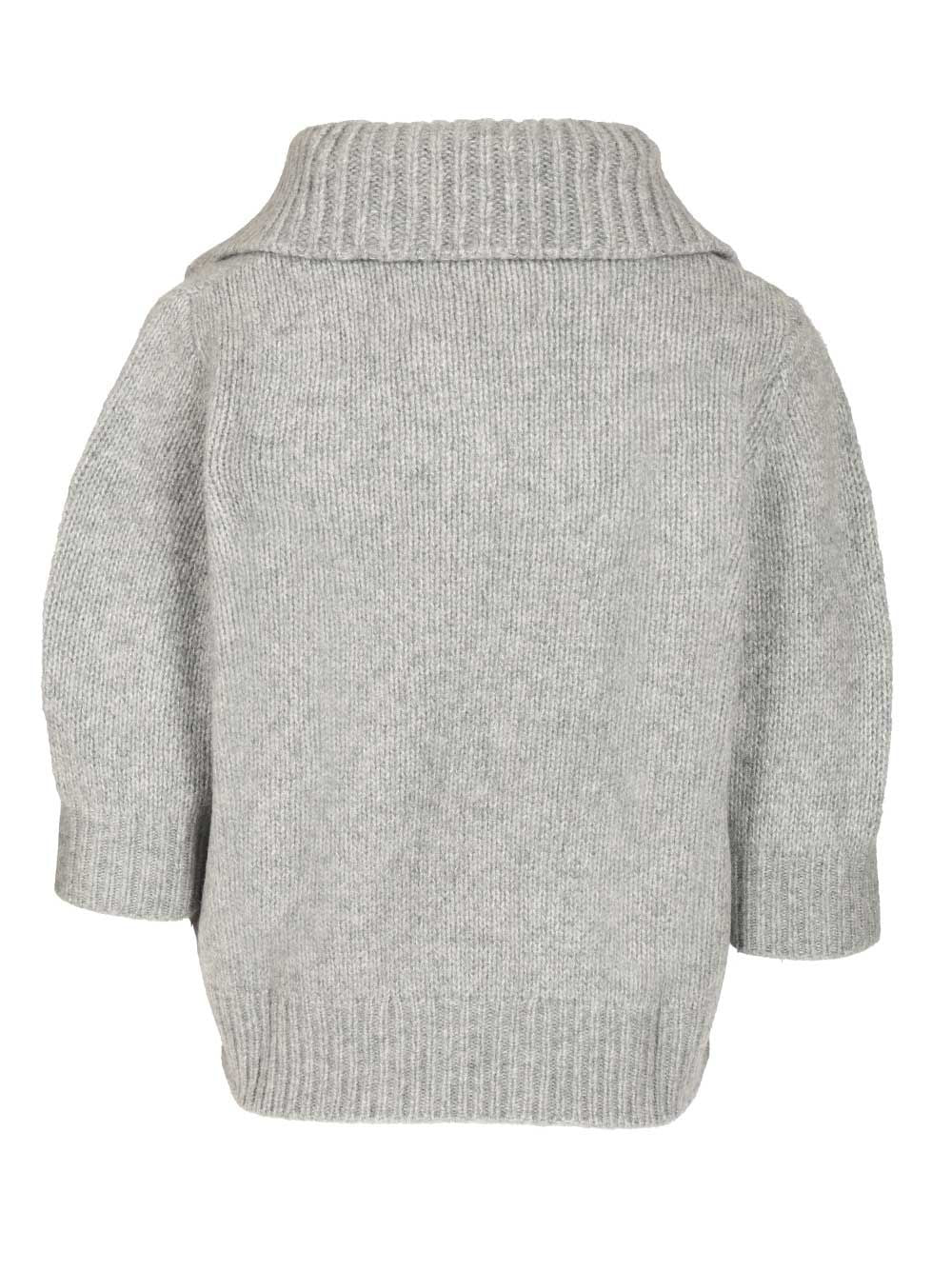 Lisa Yang Lailai Knitwear - Grey | b06ffcf164e6ecba46dd251faf5e79732b0fbe9d