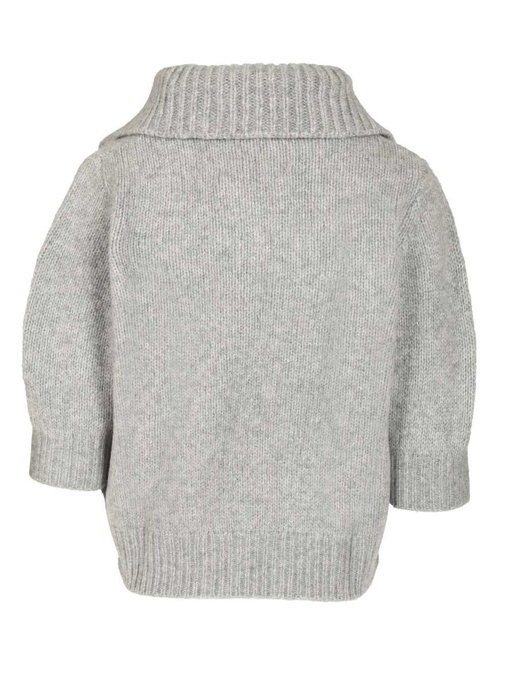 Lisa Yang Lailai Knitwear - Grey | b06ffcf164e6ecba46dd251faf5e79732b0fbe9d