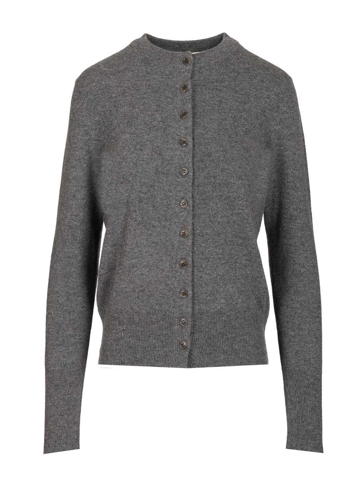 Lisa Yang Nellia Cardigan Knitwear - Grey | d9c48ad05fd27eeabaf9d254b77b687f1063dd4e