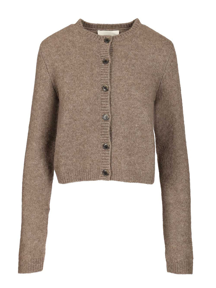 Lisa Yang Felicia Cardigan Knitwear - Brown | 5164ae396a8aeb97b9dfc869d6325d4fe8f2e8bc