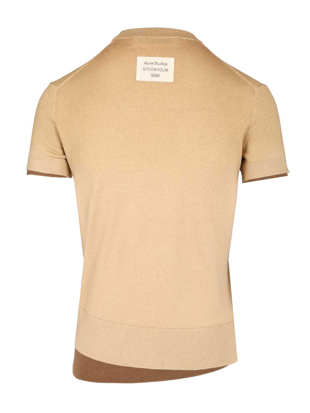 Acne Studios Cashmere And Silk Blend Sweater Knitwear - Beige | d50e439fb3793b90a8f624e008a7fea556f8d0fa