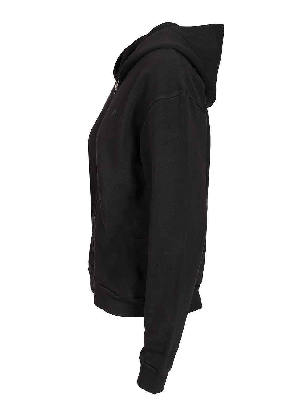 Acne Studios Zip-Up Hoodie Sweatshirts - Black | 7955183b6dc8368077a5606c60a2d26aa59c7959