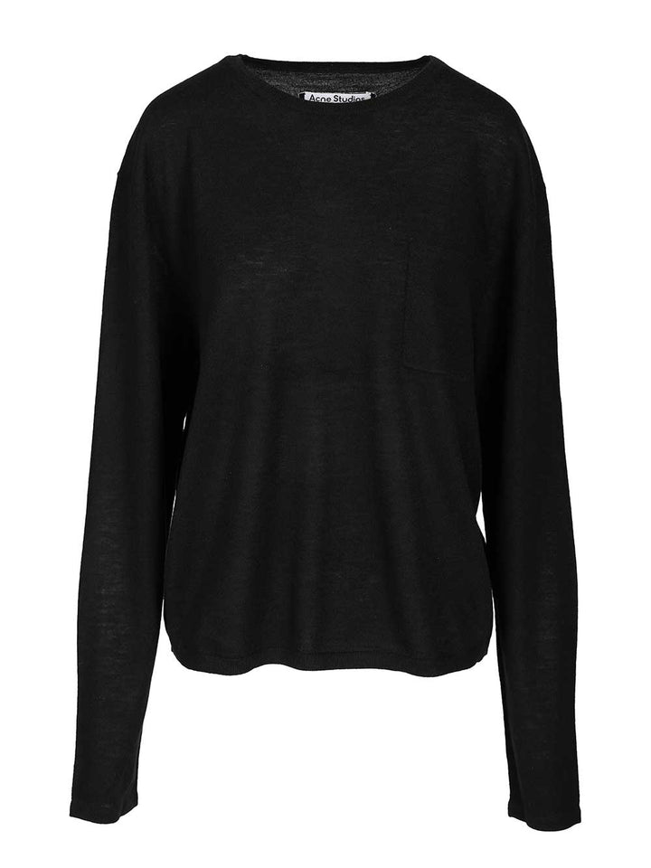 Acne Studios Kluna Sweater Knitwear - Black | 49edd7b9bf20891d8b2ecb7465e2c9ab10abc990