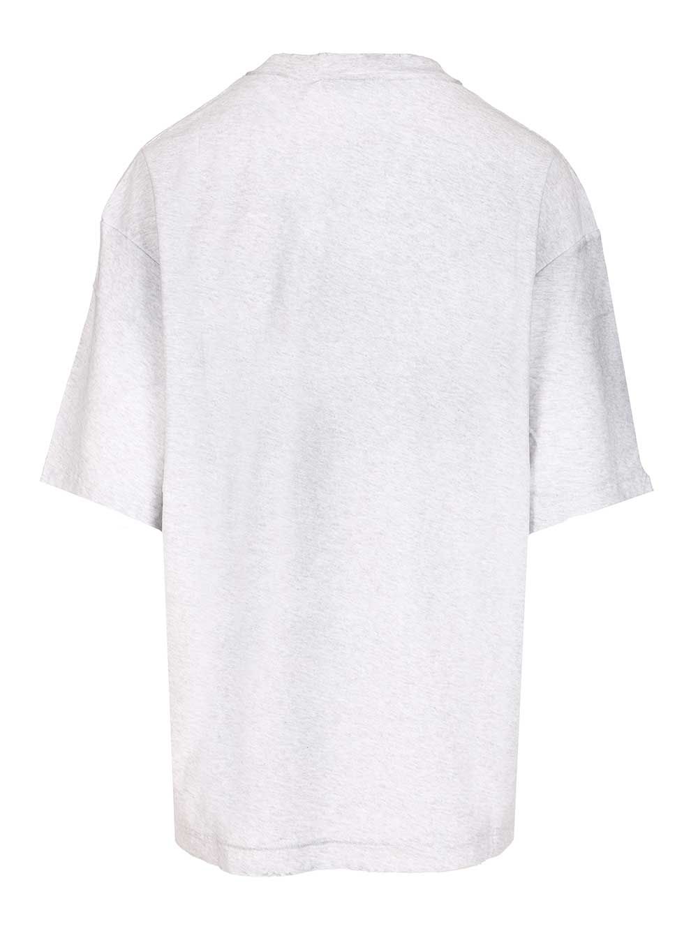Acne Studios Cotton T-Shirt - Grey | 8c2c525ab8245f00e7a54160a3147f9d57ba2b0d