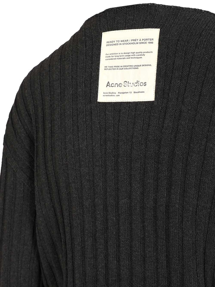 Acne Studios Crew Neck Sweater Knitwear - Grey | c16f5040bab41ce68f326ceaa74609751cc6c162
