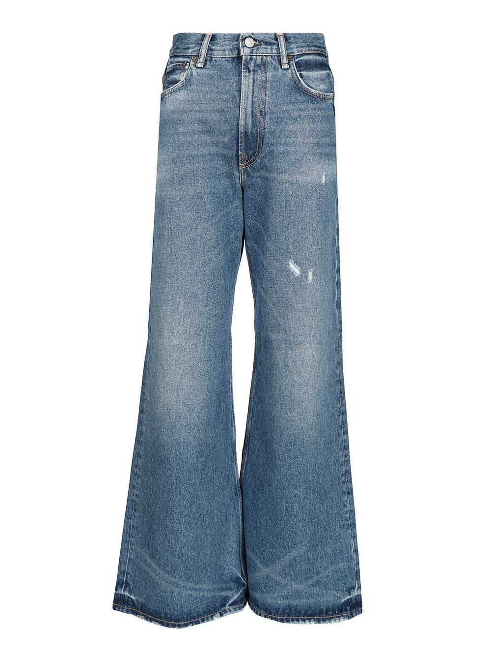 Acne Studios Regular Fit Jeans - Blue | 821e430dd93ca6f9abb8fd093b2dbeba240f95b6