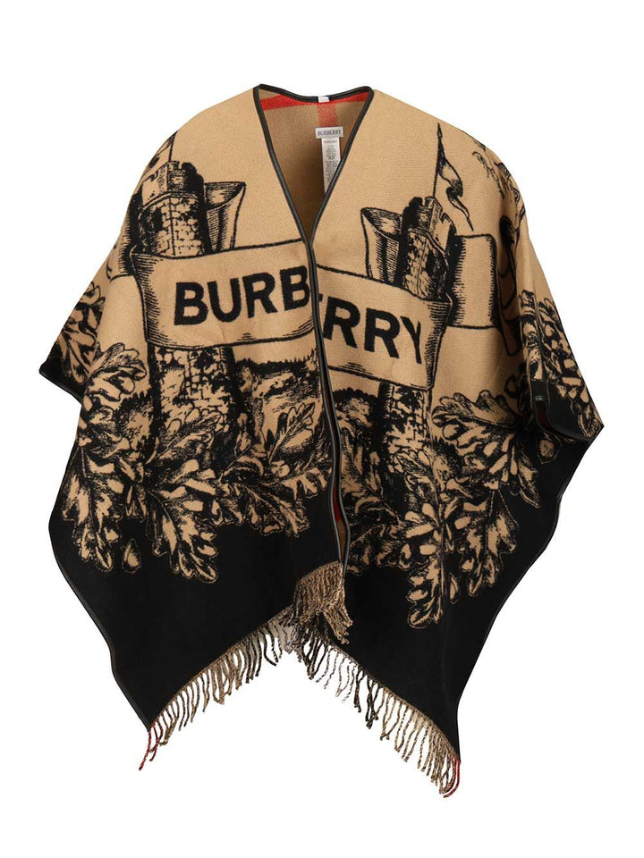 Burberry Reversible Cape Scarves And Foulards - Beige | 31e4a440af023a022d2bdf48f711cf2fa4825b26