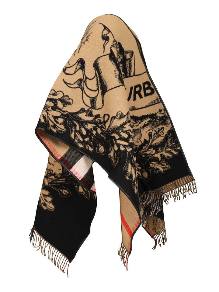 Burberry Reversible Cape Scarves And Foulards - Beige | c78cf21768e8b7466268abf8a57d7a2888ef32d8