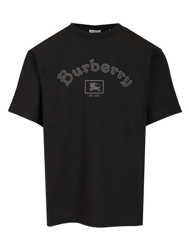Burberry With Gothic Logo T-Shirt - Black | 8ccf6e3d5dc0dd70fdaf9c456305ecd0a0b16576