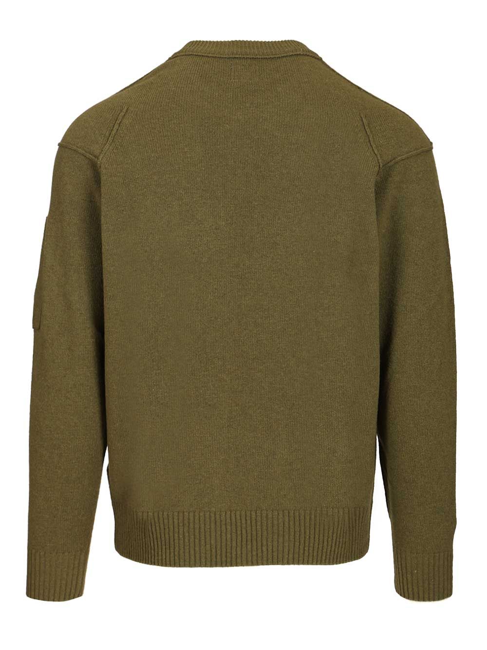 C.P. Company Crew Neck Sweater Knitwear - Green | 6ff6b23aabffc3db39bc6f2af04be5ccf75f324c