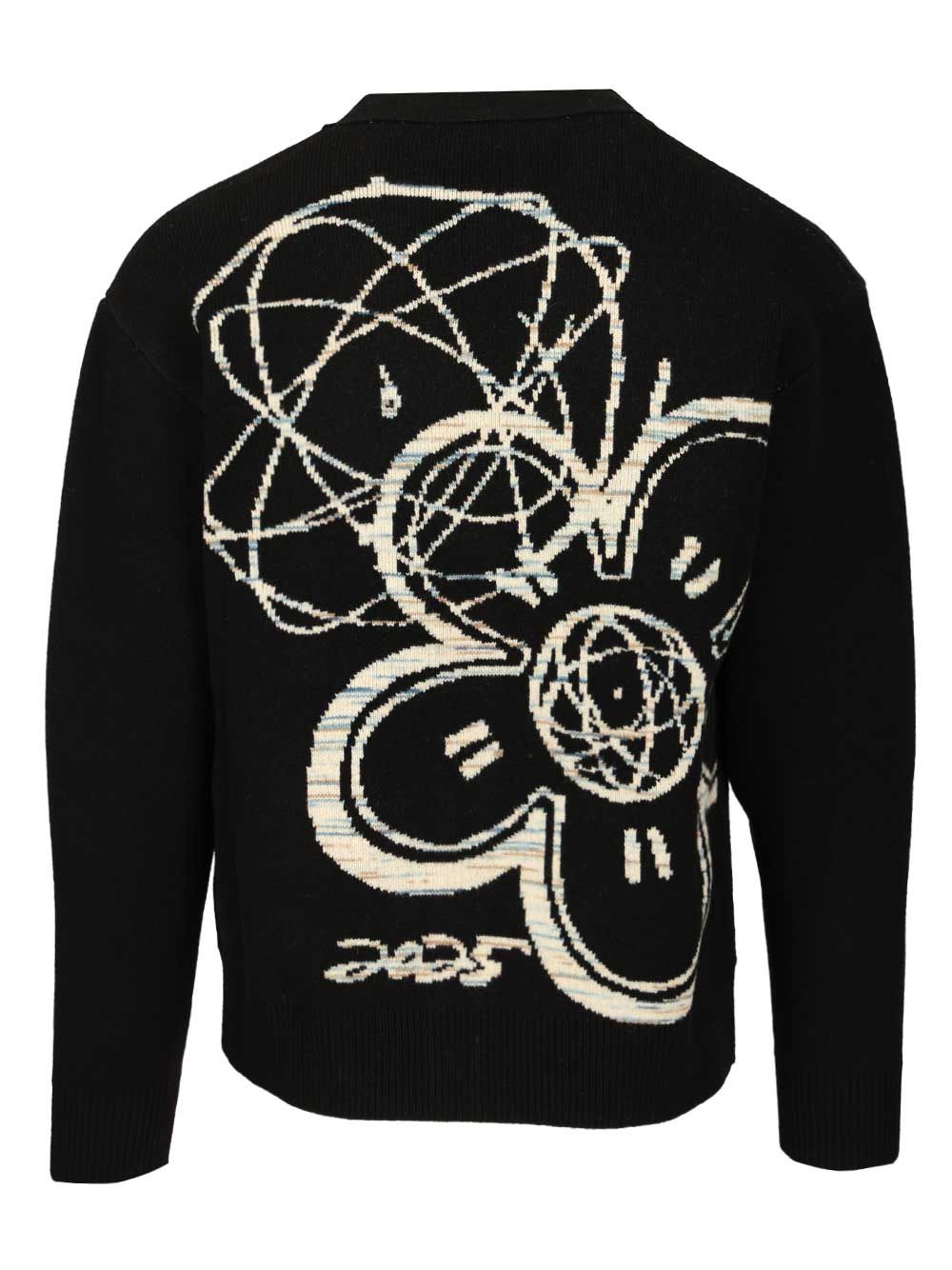 Kenzo Futura Cardigan Knitwear - Black | 175d00cec4c535197fdd2ed515948f5a25ae153f