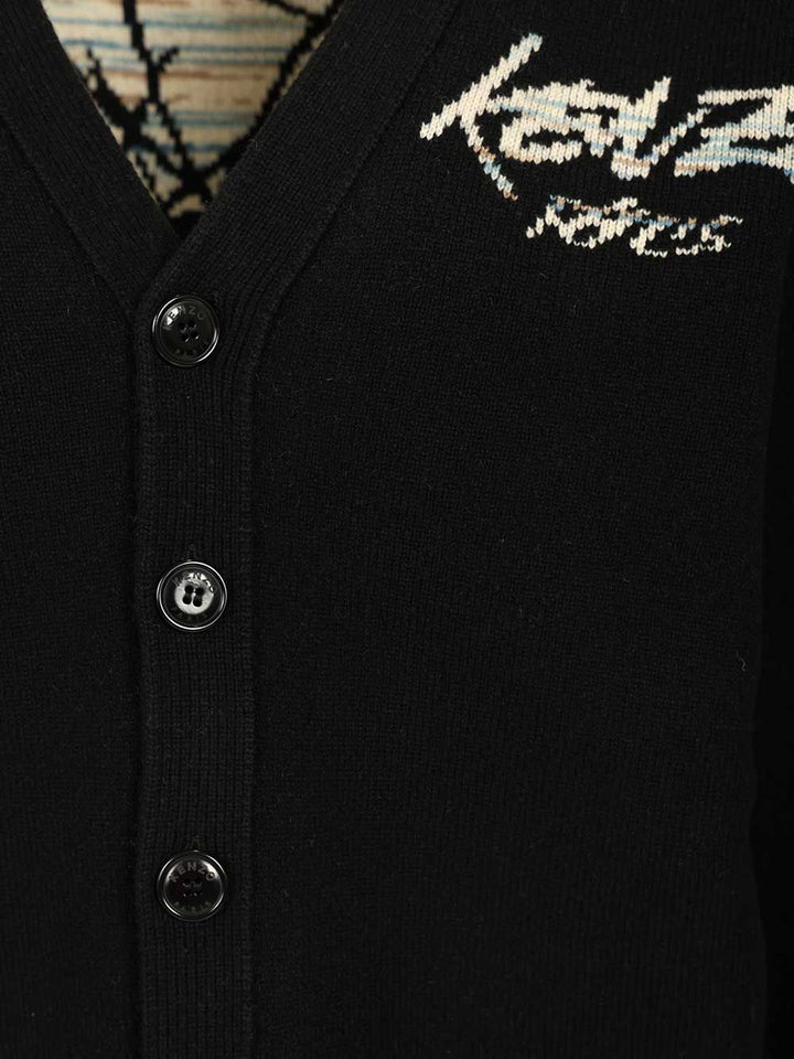 Kenzo Futura Cardigan Knitwear - Black | 001399e8979432db4fc6e071d3cd2304a957e284