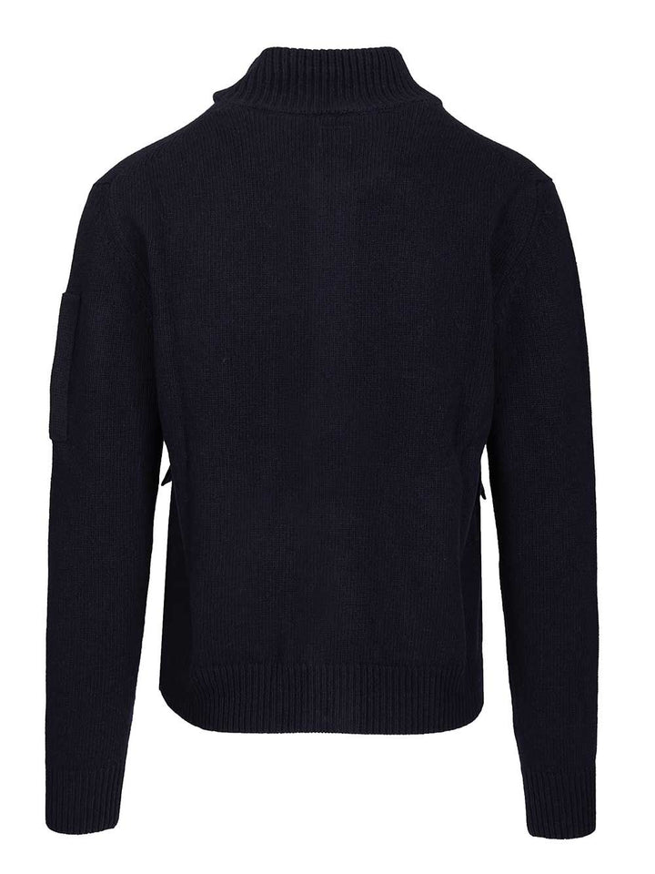 C.P. Company Lambswool Grs Cardigan Knitwear - Grey | 13be0e82defb1d6bc56870dc3d6d88dd5c98183c