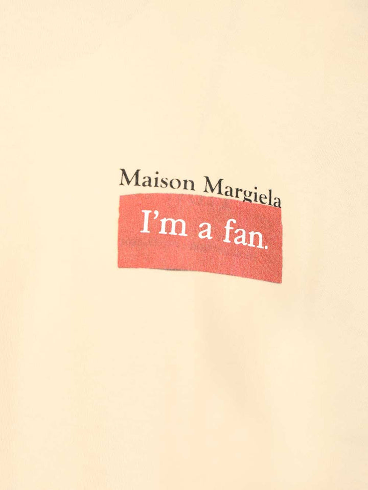 Maison Margiela Cotton T-Shirt - Beige | a1ee91362c615bdf2165211254710d112822b2c5