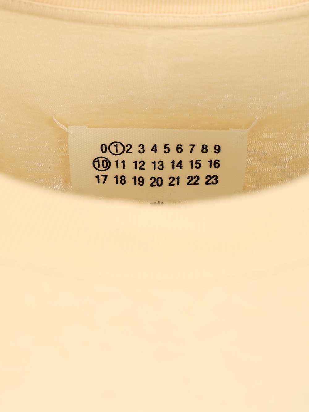 Maison Margiela Cotton T-Shirt - Beige | 0d09a233f272e6b3c8d882ea0198aaa6d20882f5