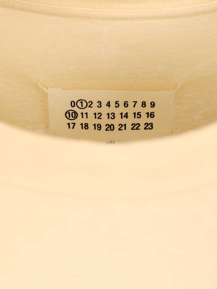 Maison Margiela Cotton T-Shirt - Beige | 0d09a233f272e6b3c8d882ea0198aaa6d20882f5