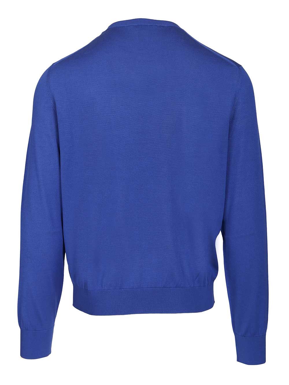 Tom Ford Silk Sweater Knitwear - Blue | 8b767067e3d35662515863ea6506bf5710eaf25e
