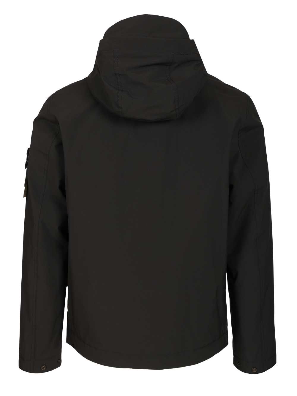 Stone Island Soft Shell-R E.Dye® Jacket Jackets - Black | 54813ed68430e5d91e5725d678a8689fe728052f