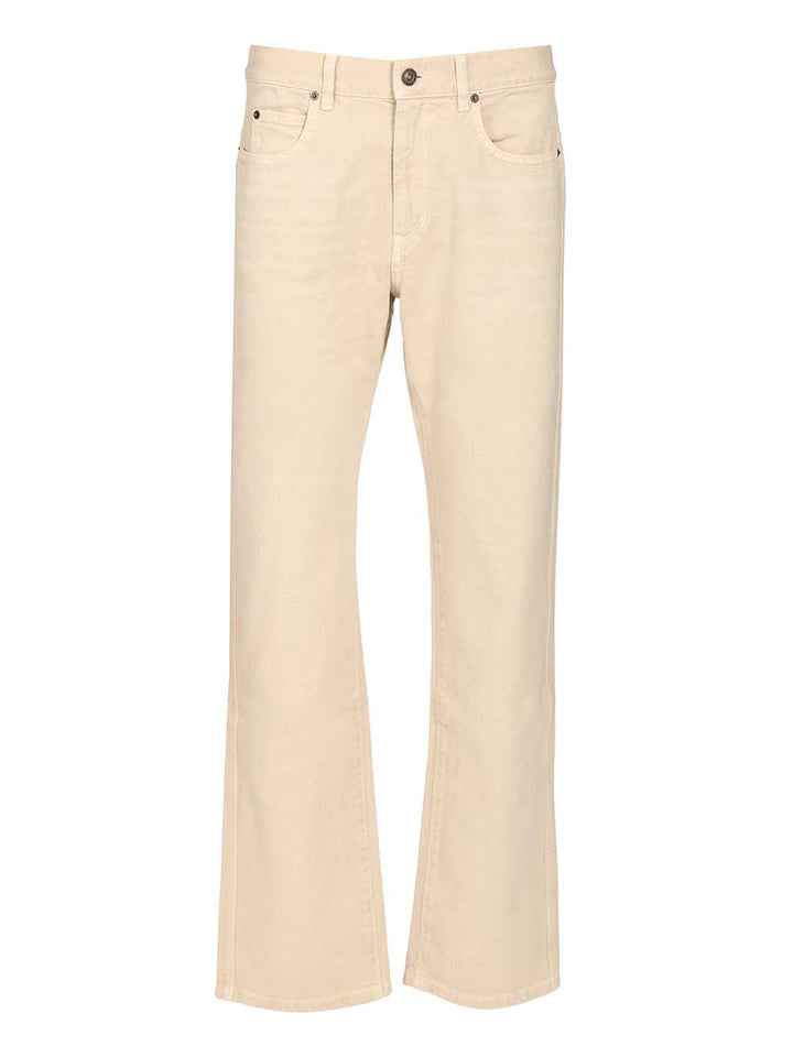 Marant Lewys Trousers - Beige | 190d579844b40da36cfb474d76db103840f3384d