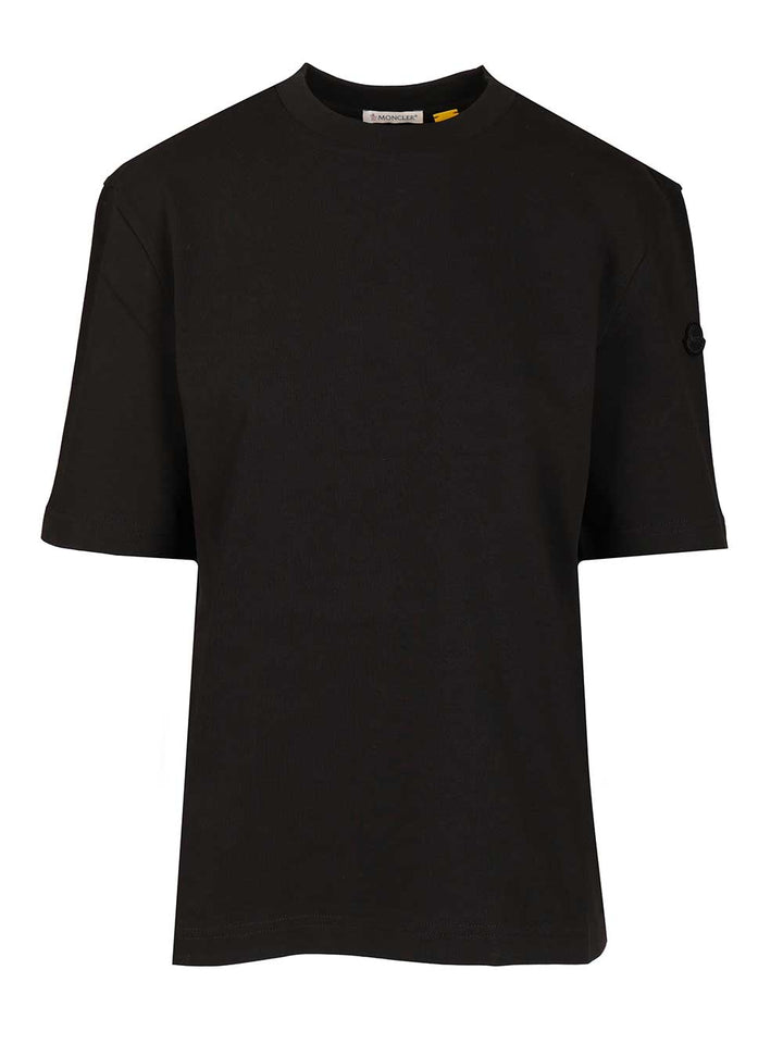 Moncler Genius Cotton T-Shirt - Black | eae86f90a2e6d418afb2a2582bae7fba62275eac