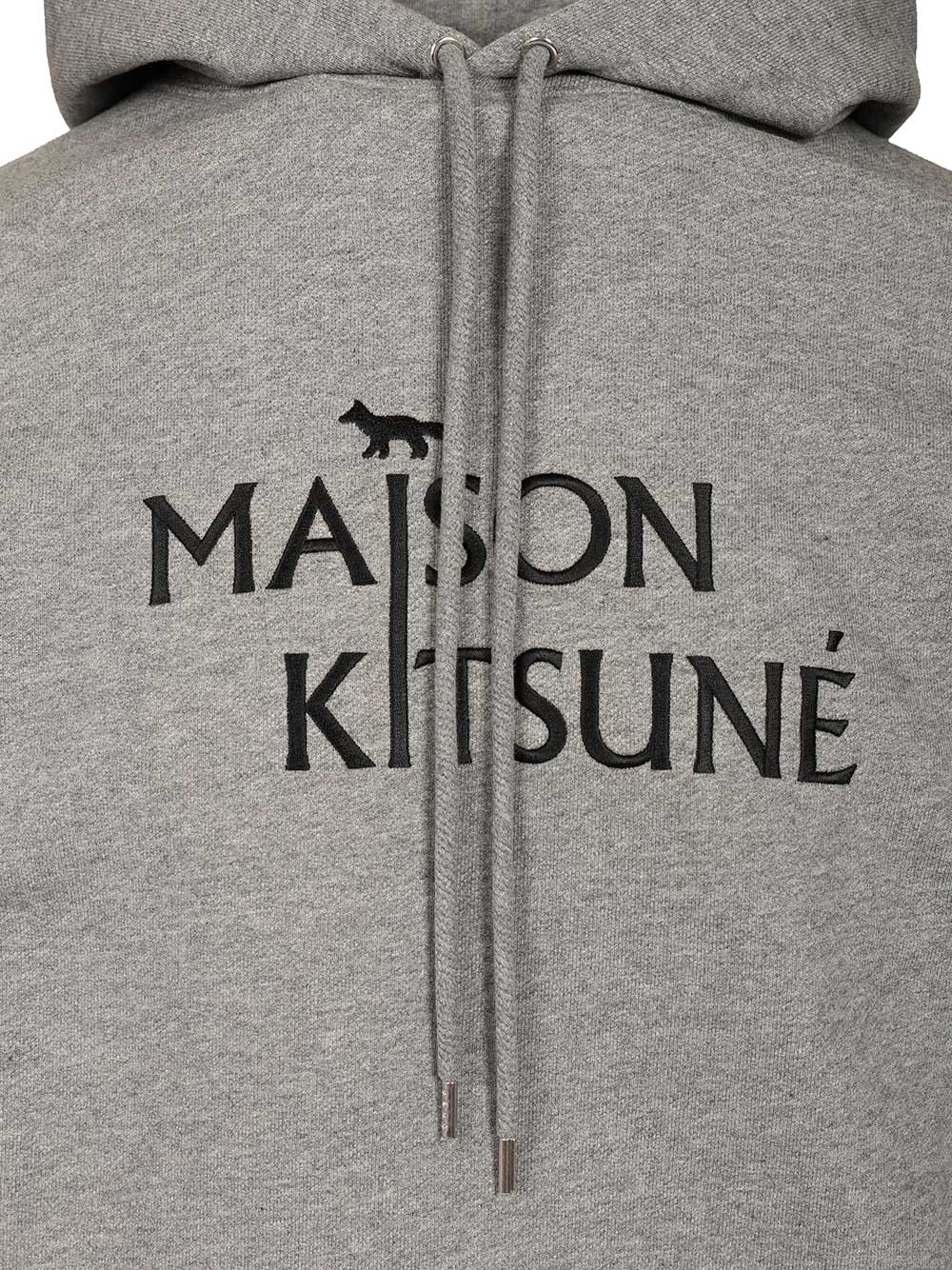 Maison KitsunÉ Sweatshirt With Hood Sweatshirts - Grey | 2405bad4661b08ceff7187fd9e1db977e837ee9f