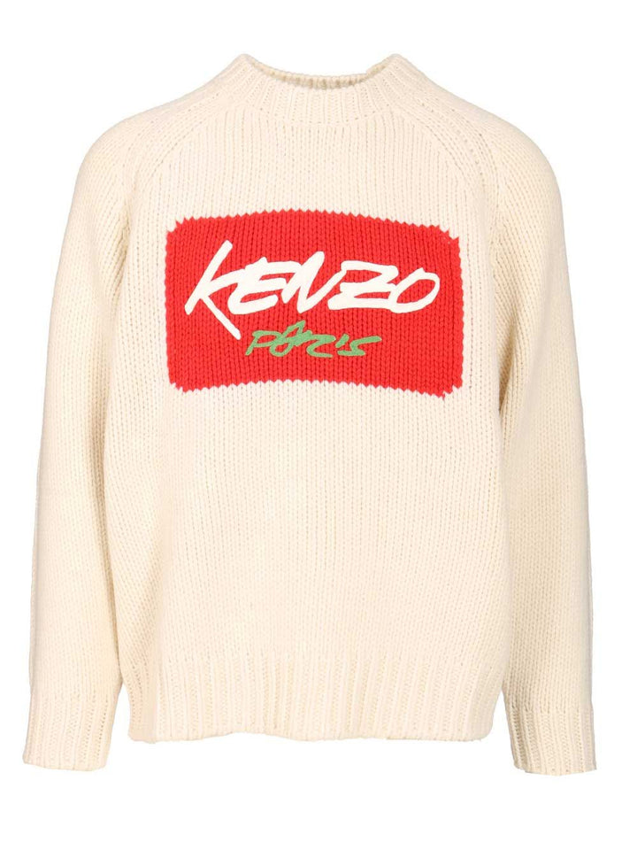 Kenzo Kenzo Futura Sweater Sweatshirts - White | c086c3a59fef869fad2ffdaf7ed222f9eed1051d