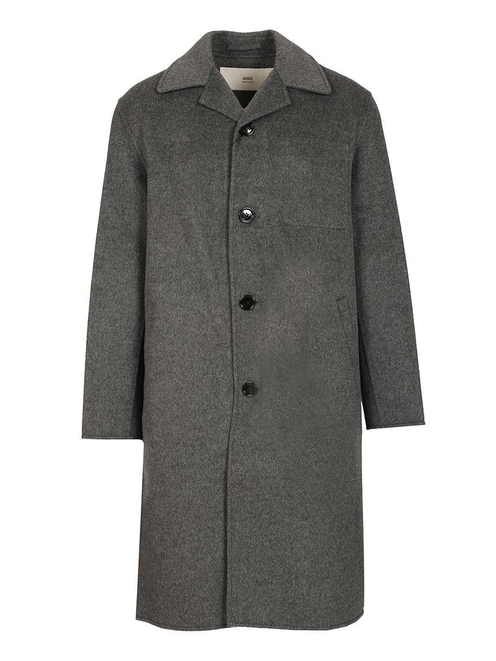 Ami Car Coat Coats - Grey | 0085d19b5a5139d93bc7e8a18bf201dc7ad7c534
