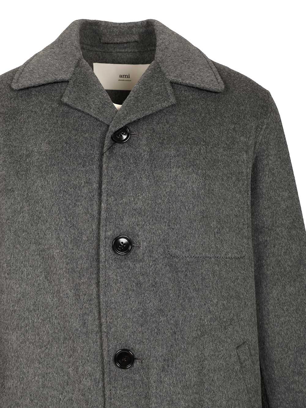 Ami Car Coat Coats - Grey | 065c320caf5b4c2e8688c01ee0acaf2075058666