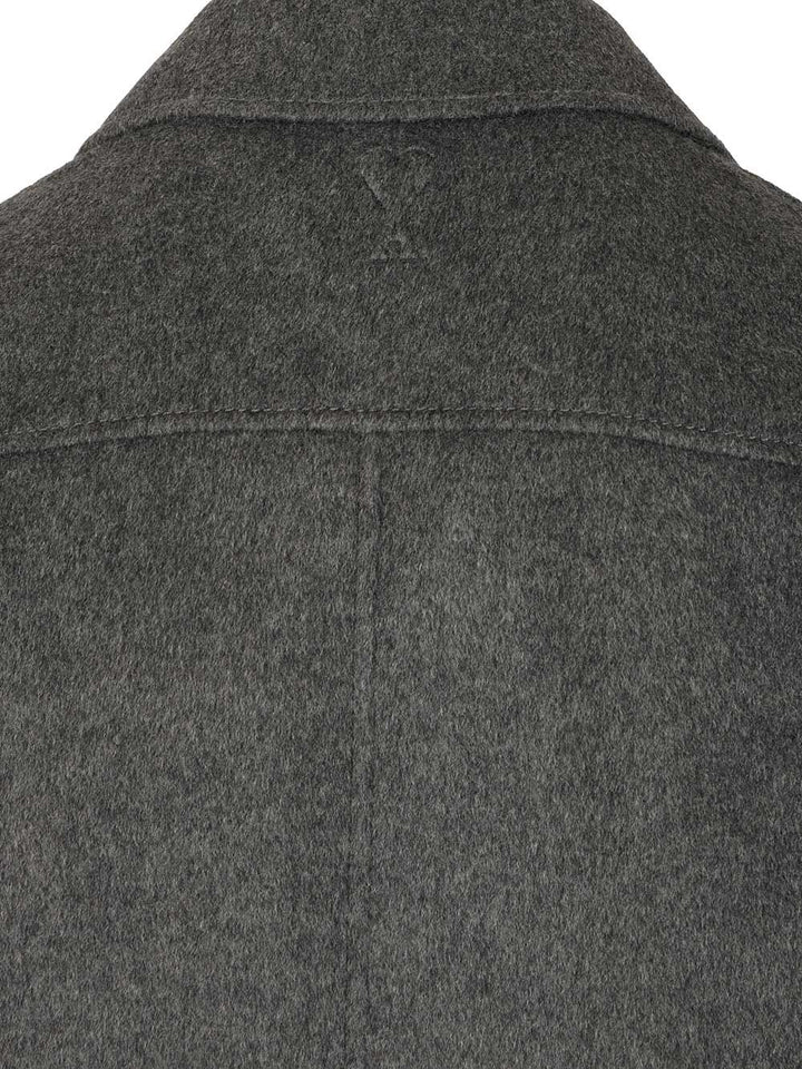 Ami Car Coat Coats - Grey | 0ea10af7ebfadf6929bb438e510dcb33b14e7f55