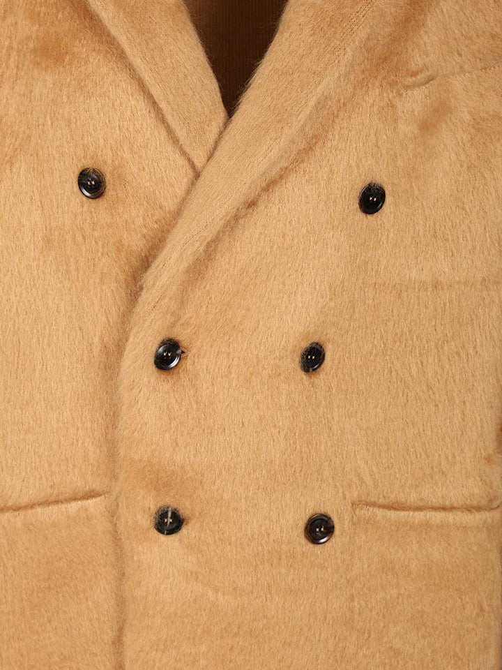 Tom Ford Double-Breasted Mohair And Cashmere Jacket Jackets - Beige | b4d7ac45ef0fe223a3bf2ed57c422a592e3c7392