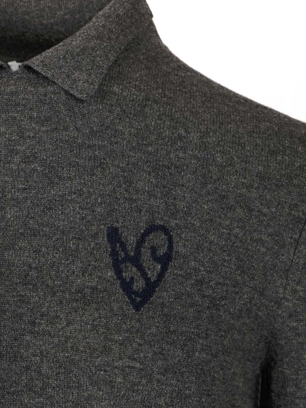 Acne Studios Yak Wool Sweater Knitwear - Grey | 84198820047339ef0ba28421781d6183e08c7d80