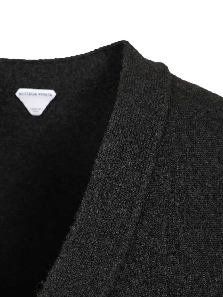 Bottega Veneta Cashmere Cardigan Knitwear - Grey | fa3c7d6506f5083733647c0a65b57191f30839c3