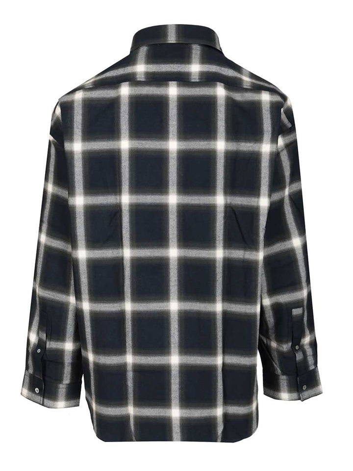 Acne Studios Checked Cotton Shirt Shirts - Blue | 269d1cf04a4ab568d1c5f8a1339cdf4e37aeb442