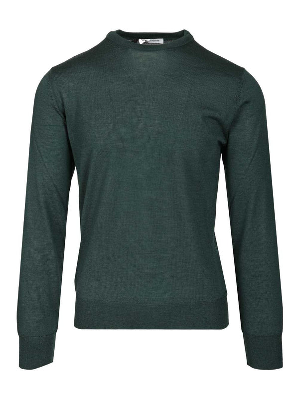 Crewneck Sweater Knitwear Green
