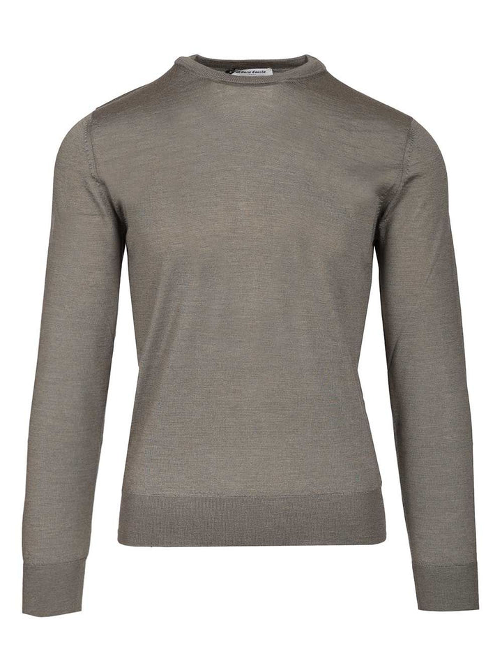 Al Duca D'Aosta 1902 Crewneck Sweater Knitwear - Grey | 9479e02c03c1bfb8e7b35c4ba3b4793b1b3ca81c