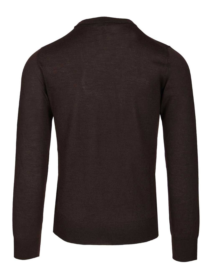 Al Duca D'Aosta 1902 Crewneck Sweater Knitwear - Brown | 538186b9f69bce8074a0c1e5391ca08093bf5e98