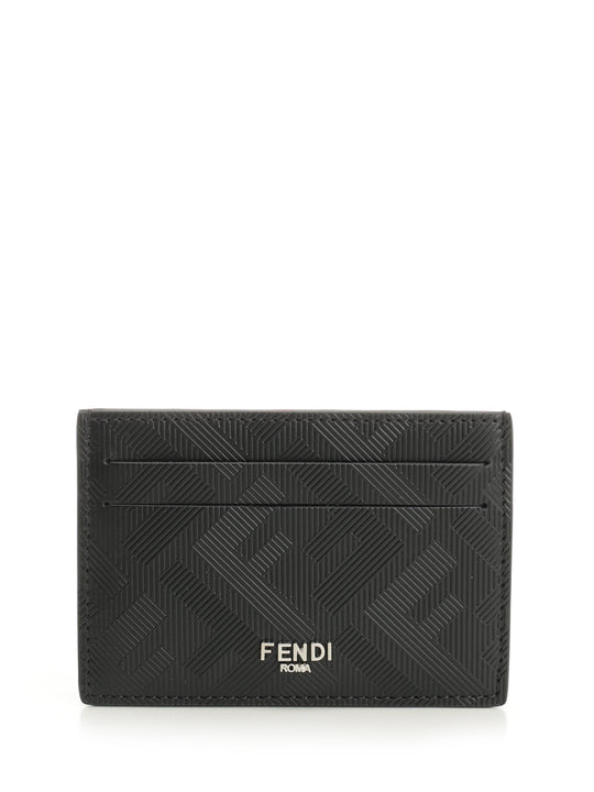 Slim Fendi Shadow Wallets Black