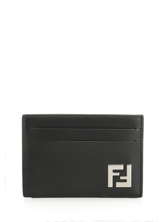 Slim Squared Ff Wallets Black