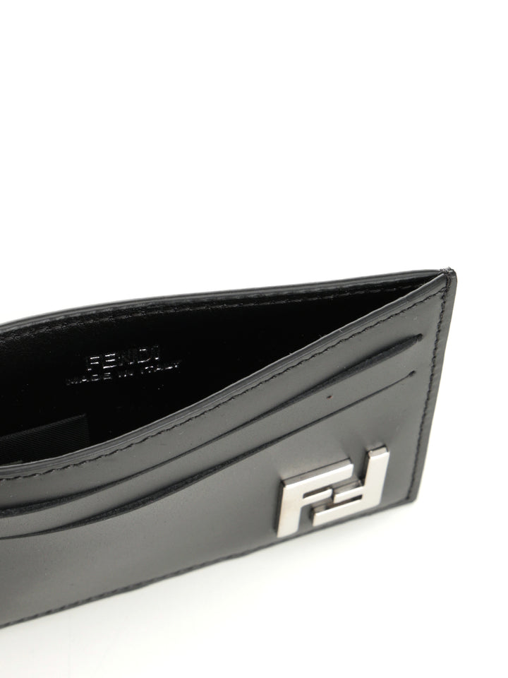 Fendi Slim Squared Ff Wallets - Black | cc7cc8f4856dfaaae7d61f1f73015370c06bb43f