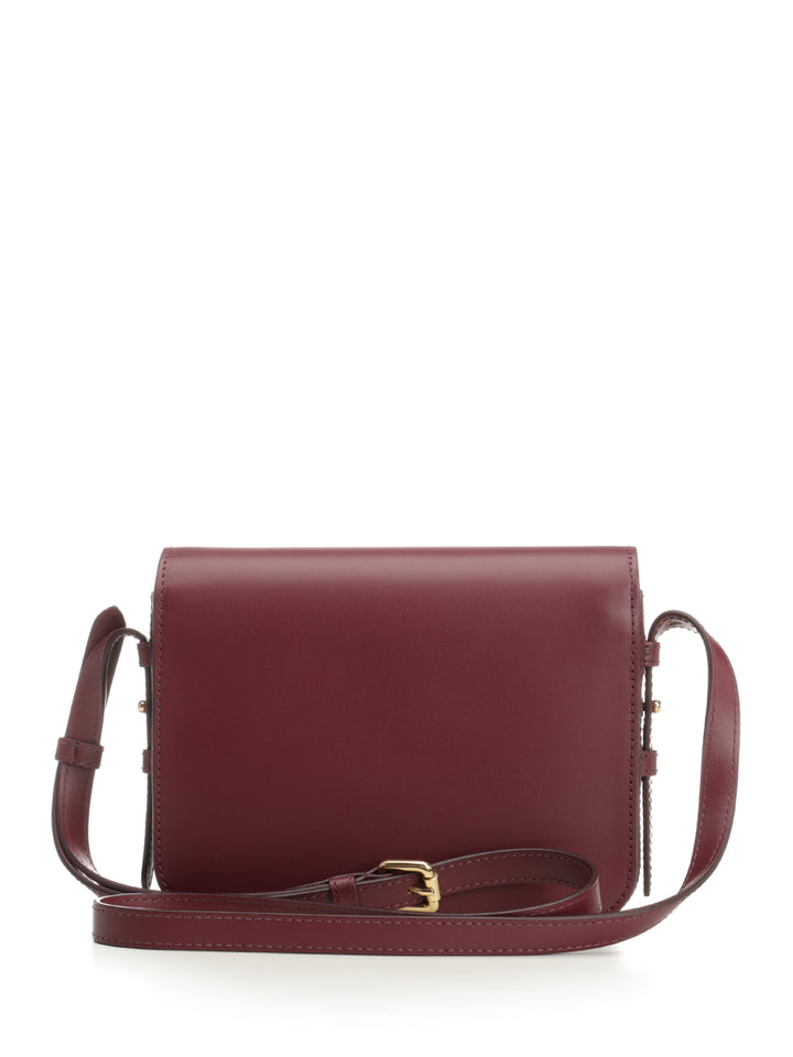 Maison KitsunÉ Edie Bag Shoulder Bags - Bordeaux | efa7340eed596277c3073e2167f8a27c977bcde9
