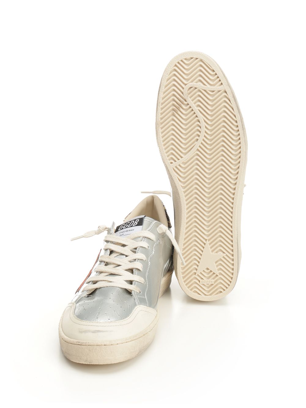Golden Goose Deluxe Brand Ball Star Sneakers - Silver | 85d31256ad6829df02ba231a9b800d880e1d1a7a